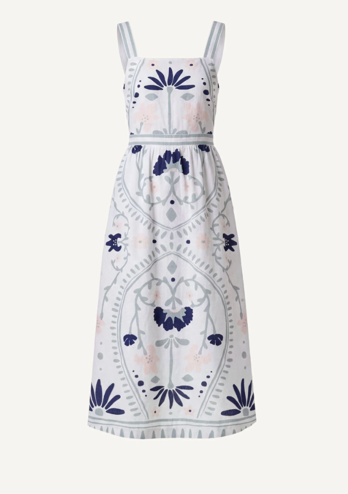 Cleobella Carmen Midi Dress- Liliana Blue Surf