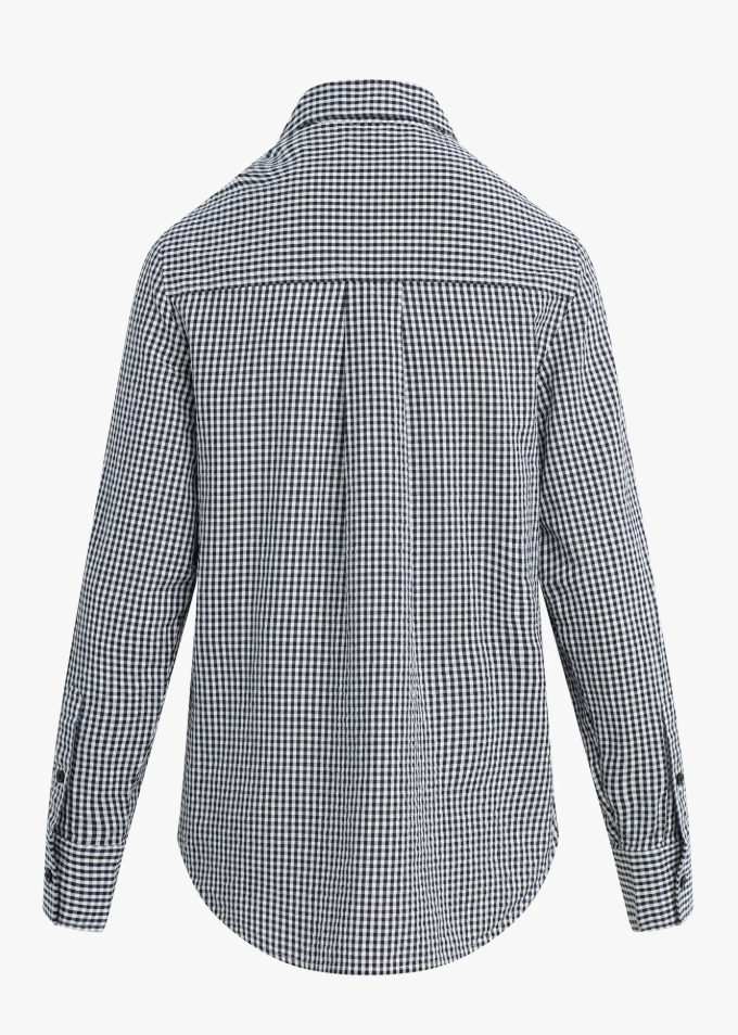 Favorite Daughter The Boyfriend Shirt- Navy/ White