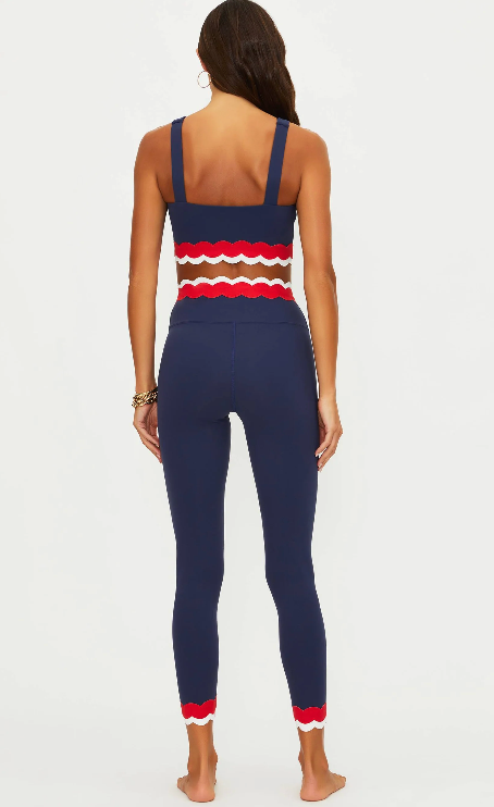 Beach Riot Stacy 7/8 Legging Twilight - Firework Colorblock