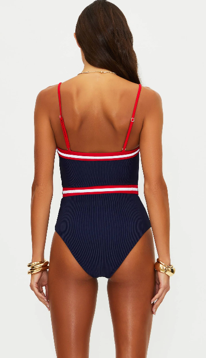 Beach Riot Jessa One Piece Twilight - Firework Colorblock