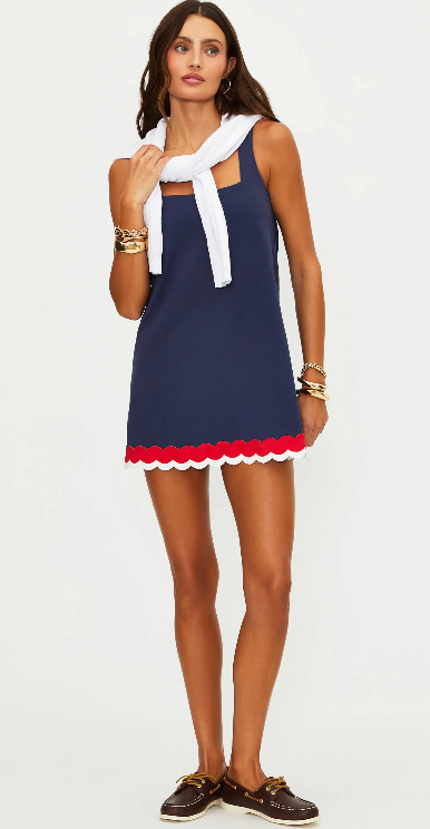 Beach Riot Mischa Dress Twilight - Firework Colorblock Matte