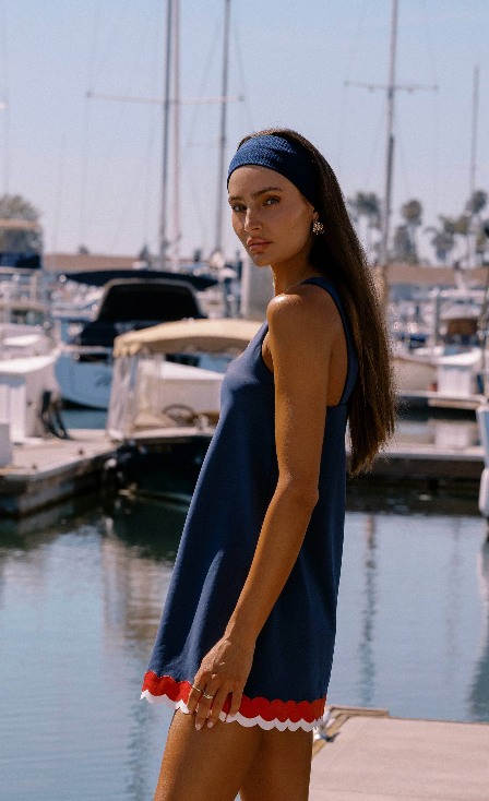 Beach Riot Mischa Dress Twilight - Firework Colorblock Matte