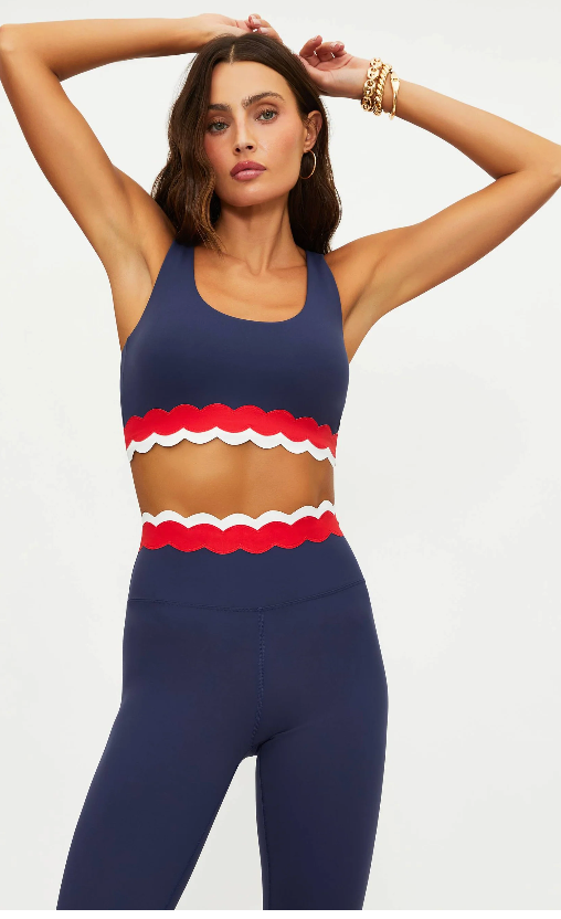 Beach Riot Marin Top - Twilight Firework Colorblock Matte