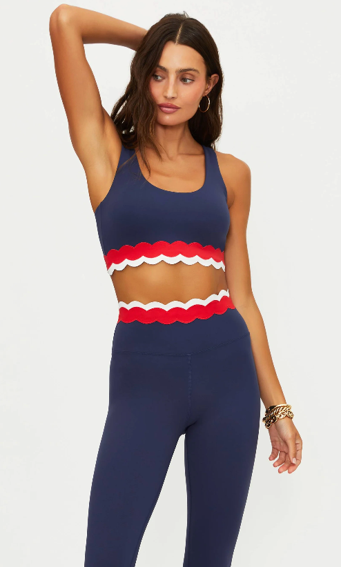 Beach Riot Marin Top - Twilight Firework Colorblock Matte