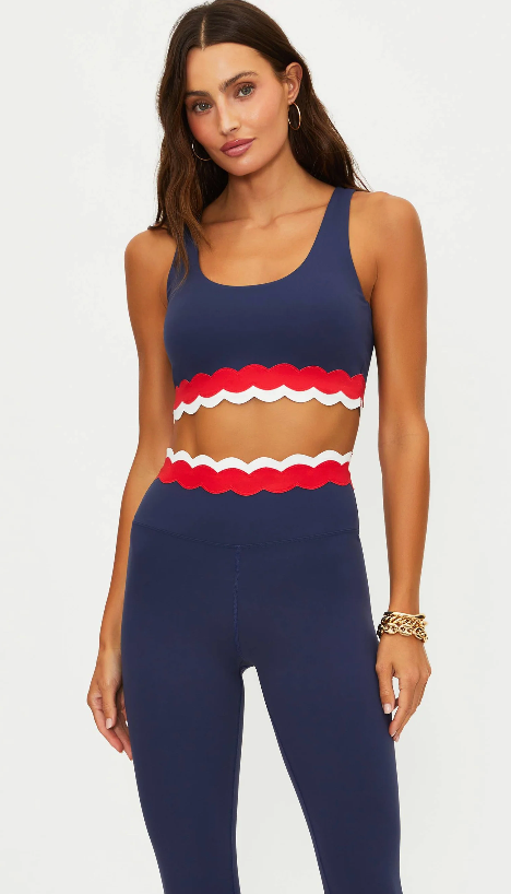 Beach Riot Marin Top - Twilight Firework Colorblock Matte