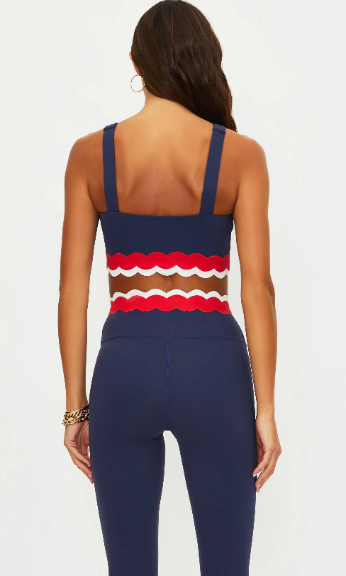 Beach Riot Marin Top - Twilight Firework Colorblock Matte