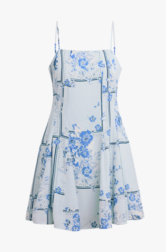 Favorite Daughter The Playing Nice Dress- Floral Scarf