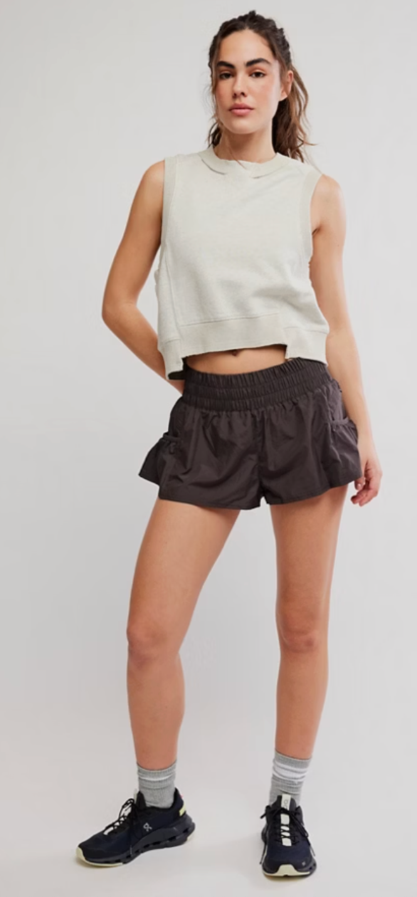 Free People Get Your Flirt On Short - Chocolate