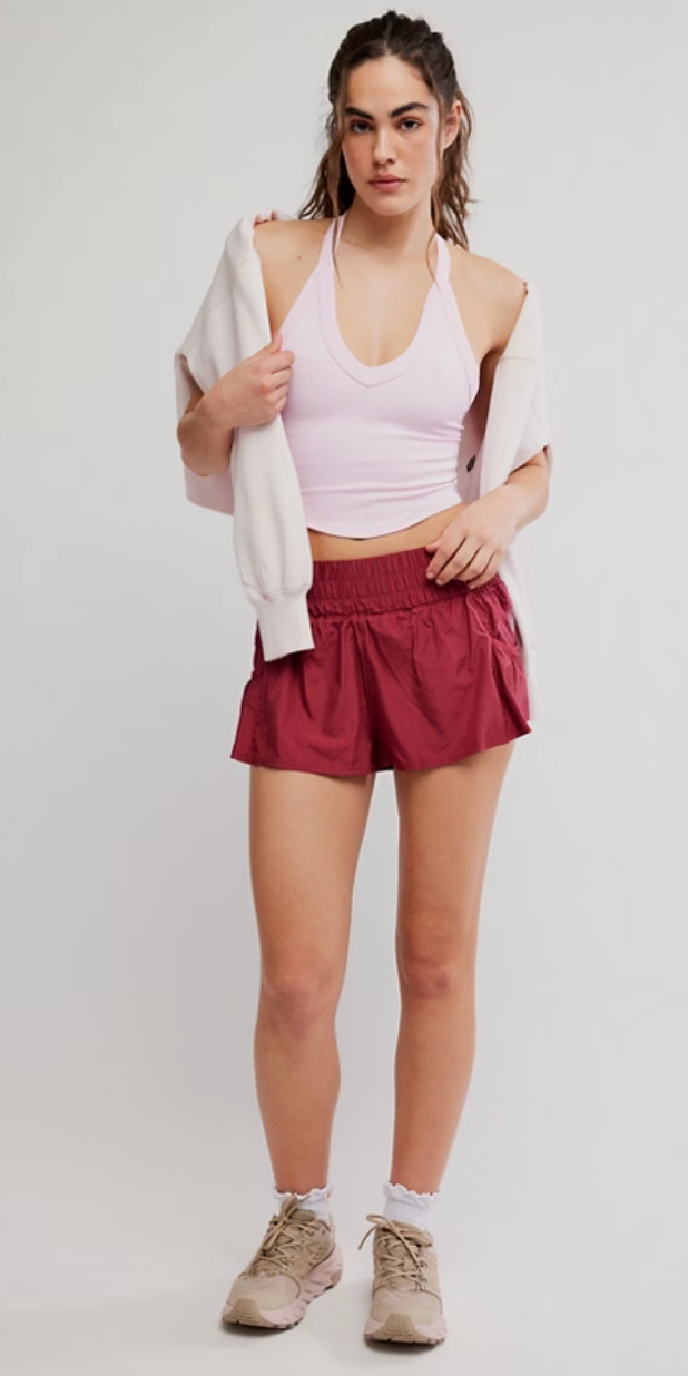 Free People Get Your Flirt On Short - Brick