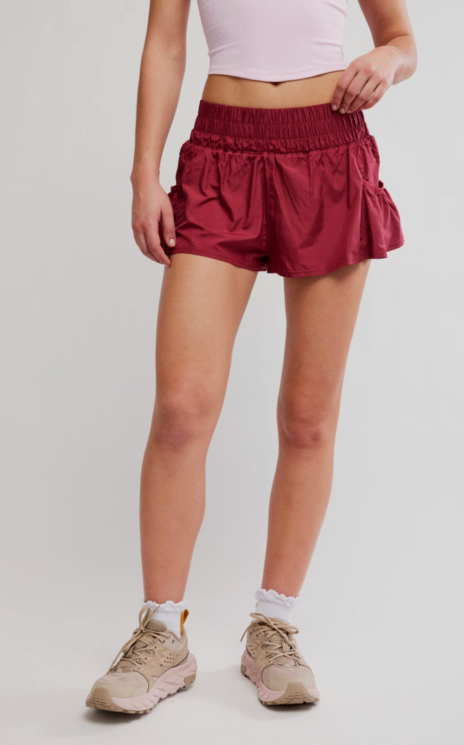 Free People Get Your Flirt On Short - Brick
