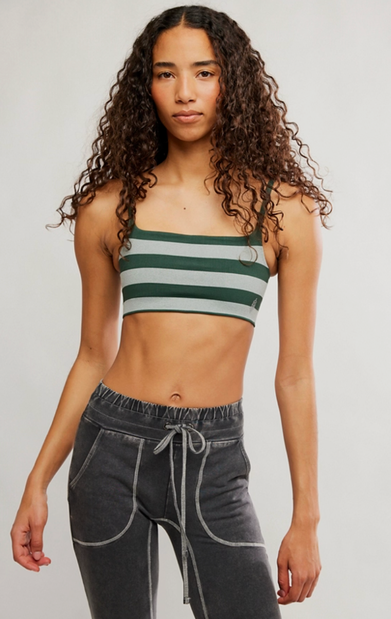 Free People Tighten Up Reversible Bra- Ivy Combo