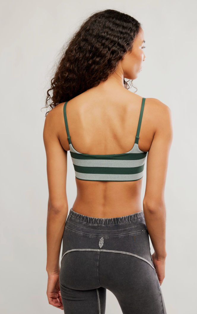 Free People Tighten Up Reversible Bra- Ivy Combo