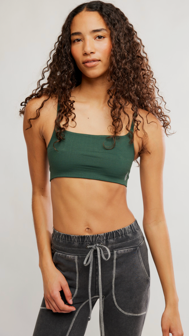 Free People Tighten Up Reversible Bra- Ivy Combo