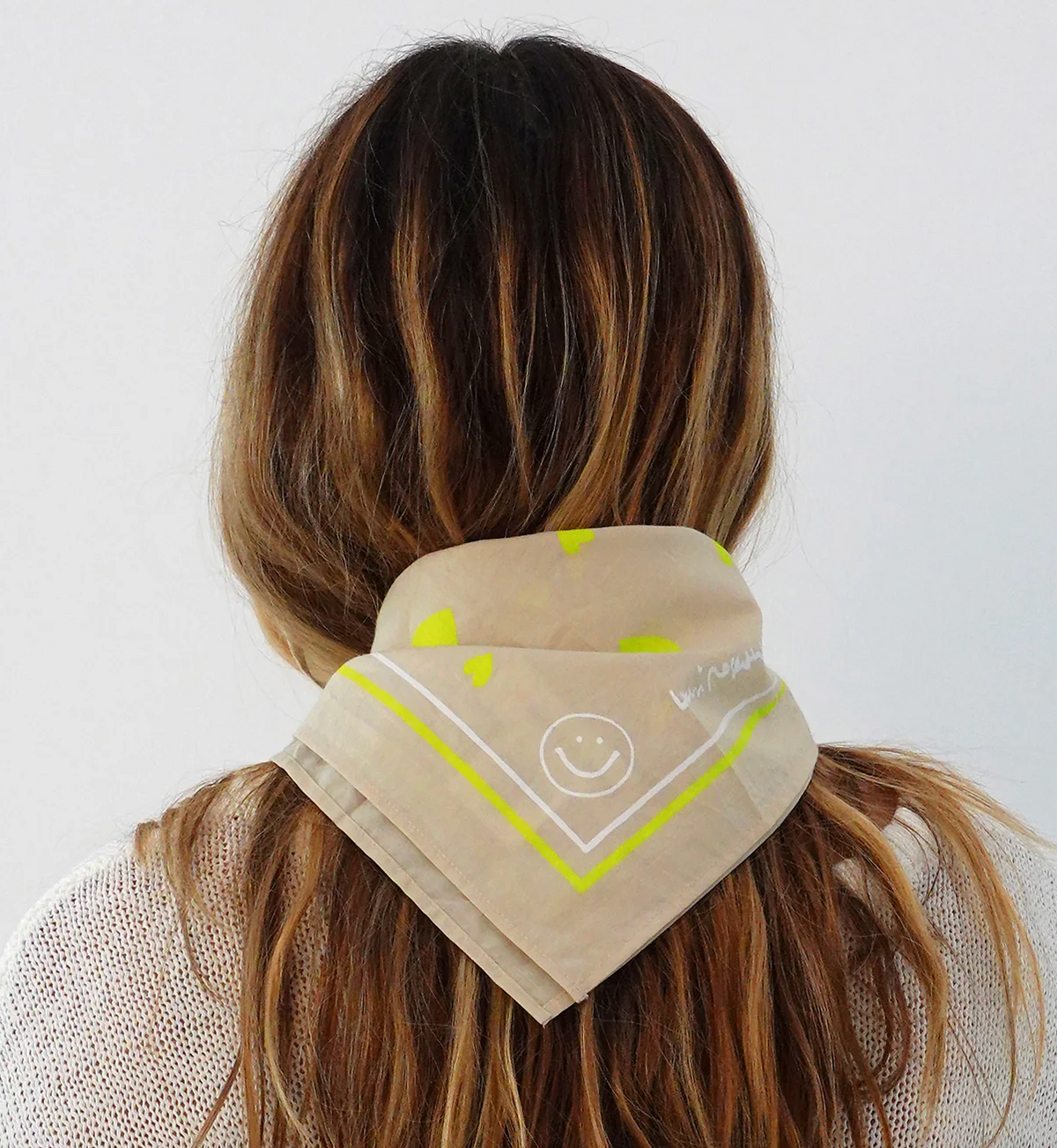 KERRI ROSENTHAL Drippy Heart Bandana- Canyon