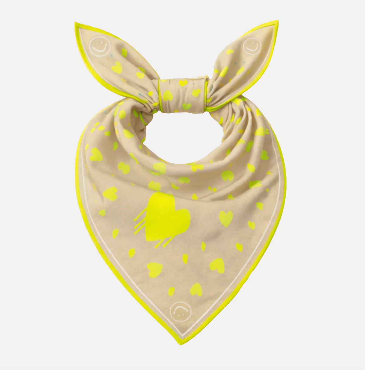 KERRI ROSENTHAL Drippy Heart Bandana- Canyon
