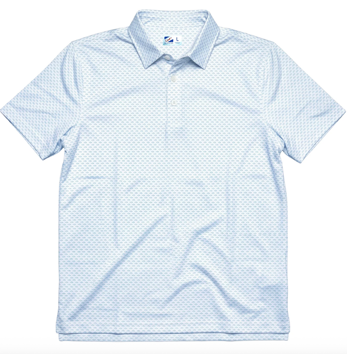 Bermies Performance Polo Shirt - White Tuna