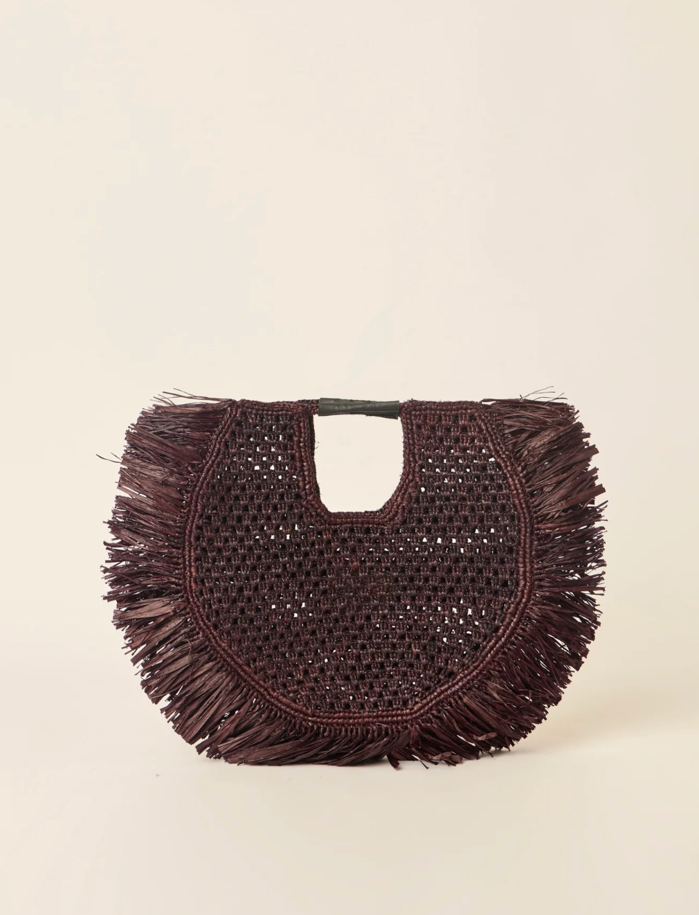 BTB Los Angeles Haden Fringe Tote - Chocolate