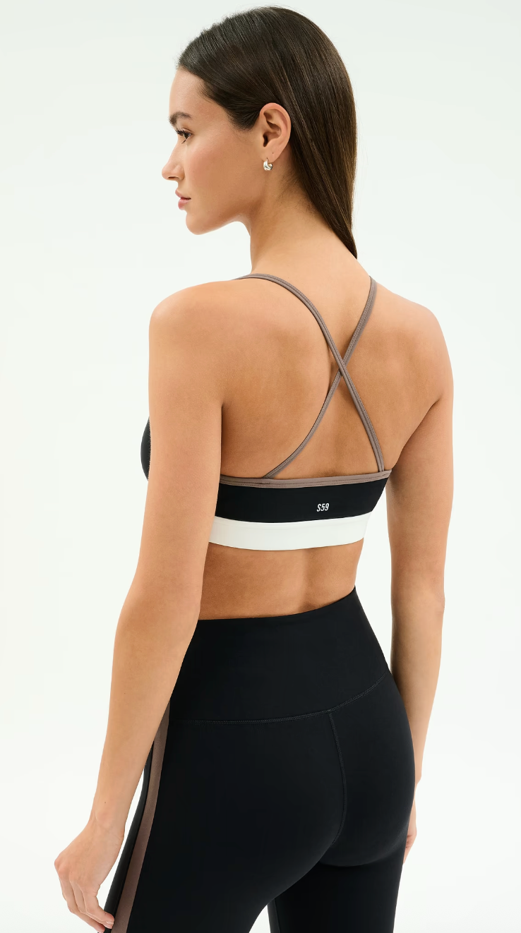 Splits 59 Scottie Airweight Bra- Black/ Lentil