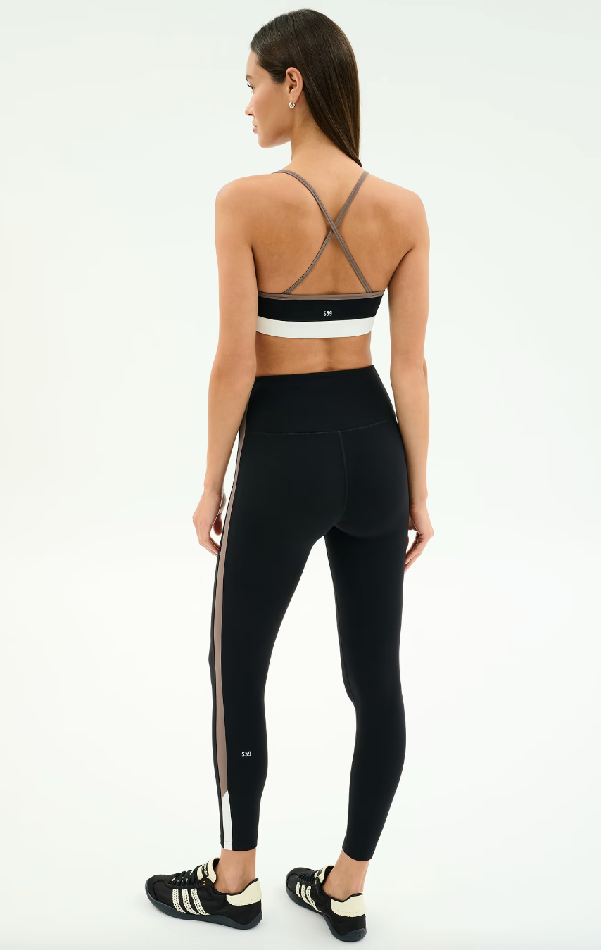 Splits 59 Layla Airweight High Waist 7/8- Black/ Lentil