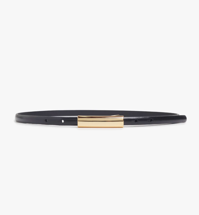 Favorite Daughter The Lady Belt- Black/ Gold