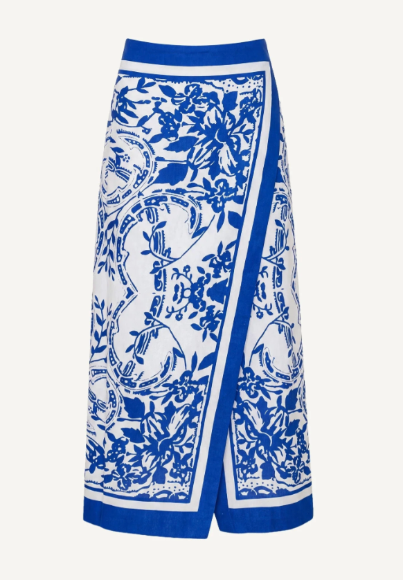 Cleobella Lihua Midi Skirt- Altesse Print