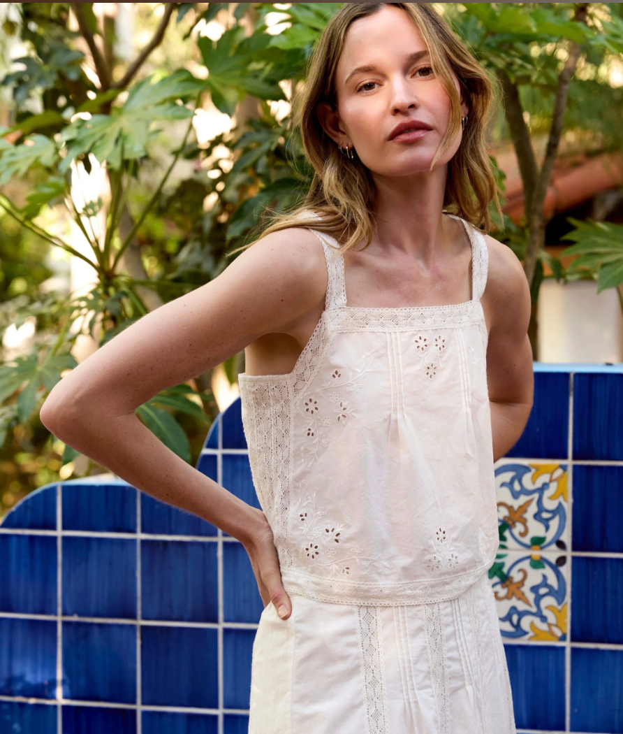 Cleobella Amal Top- Ivory