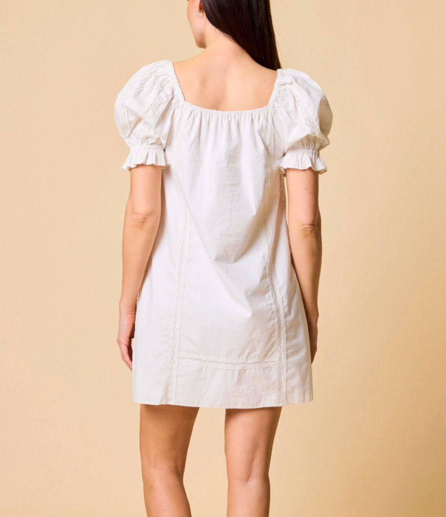 Cleobella Nisreen Mini Dress- Ivory