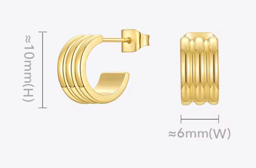 Katie Rae Mini Huggie Earrings