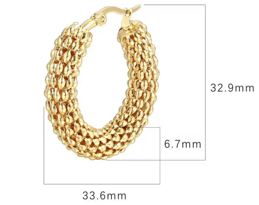 Katie Rae Mini Harlow #24 Earrings