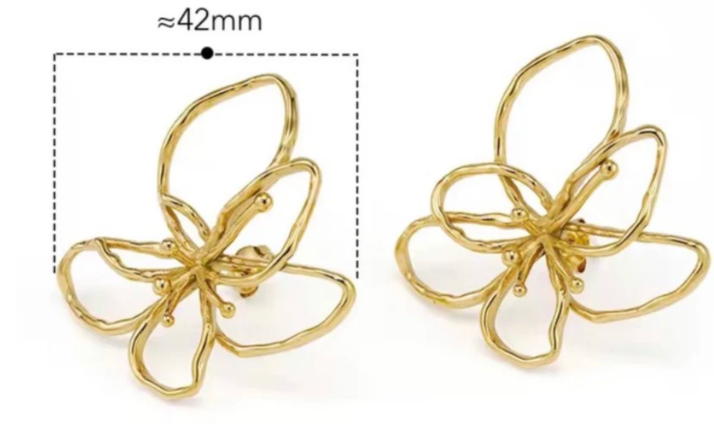 Katie Rae Plumeria Earrings