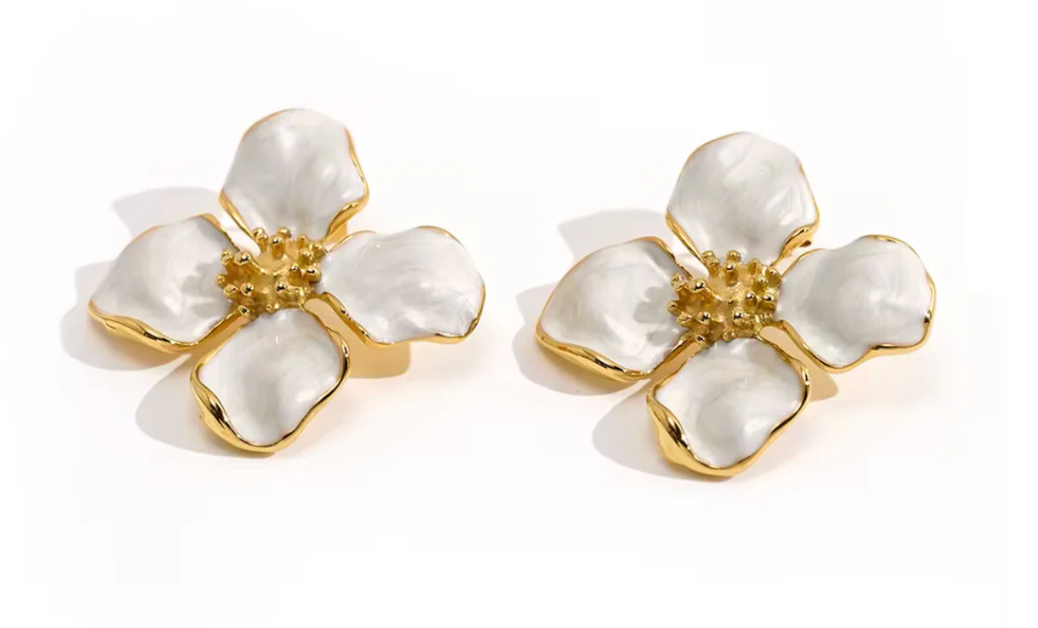 Katie Rae Petals Stud Earrings
