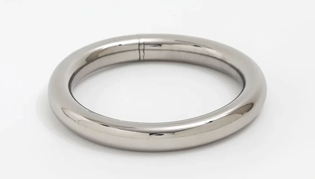 Katie Rae Classic Tube Bangle - 10mm Silver