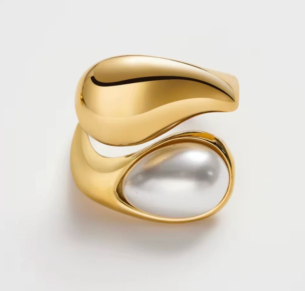 Katie Rae Pearl Eye Ring