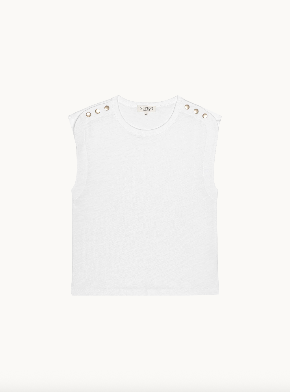 Nation Ltd. Michaela Tee- Optic White