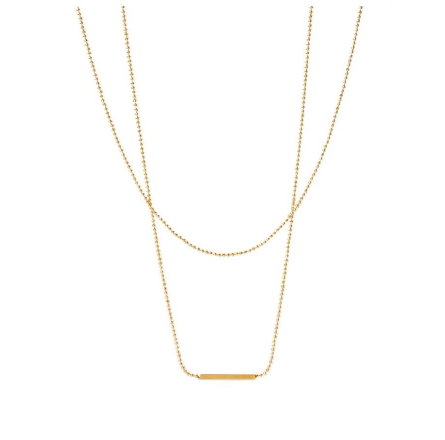 Katie Rae Dainty Bar Necklace