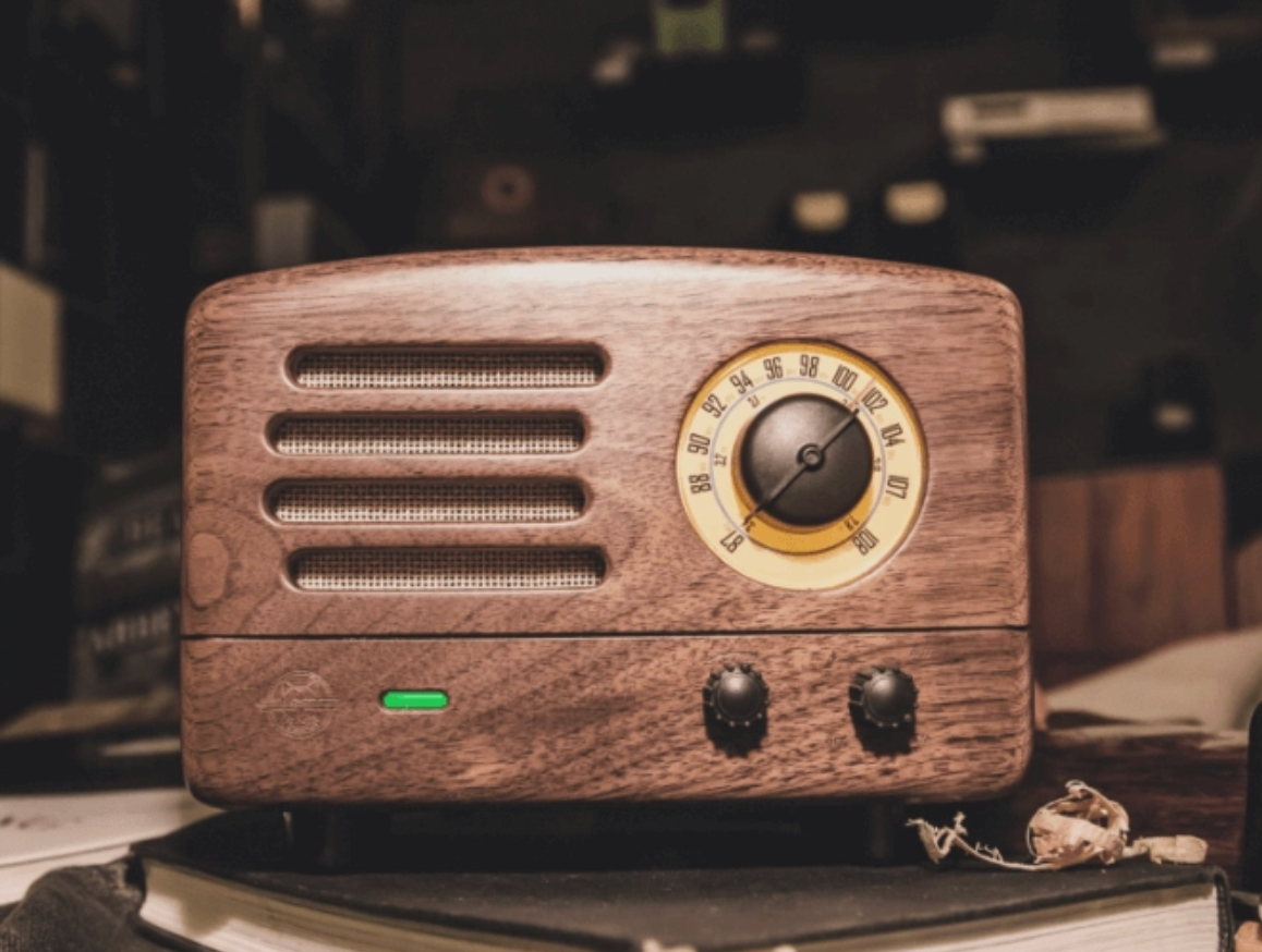 Muzen Utopia Retro Portable Fm Radio Bluetooth- Large