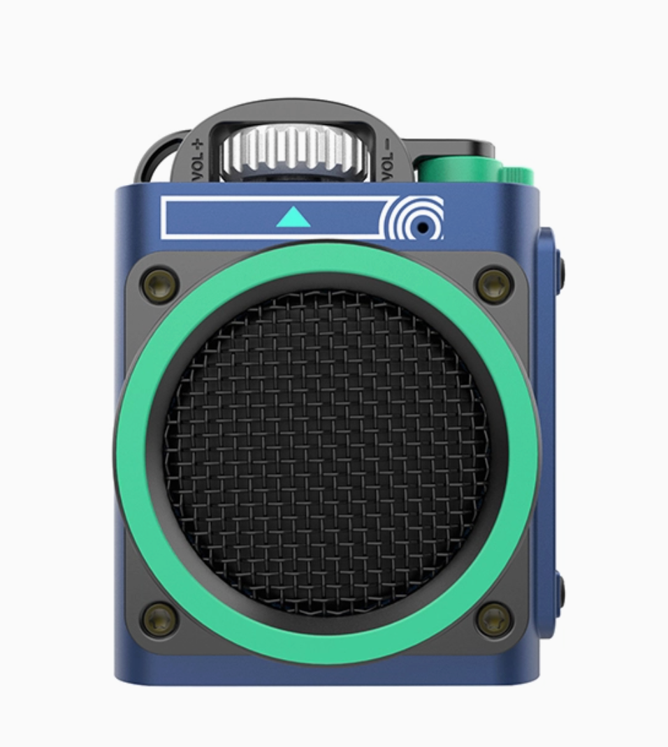 Muzen Wild Go Rugged Outdoor Street Portable Bluetooth Speaker- Blue