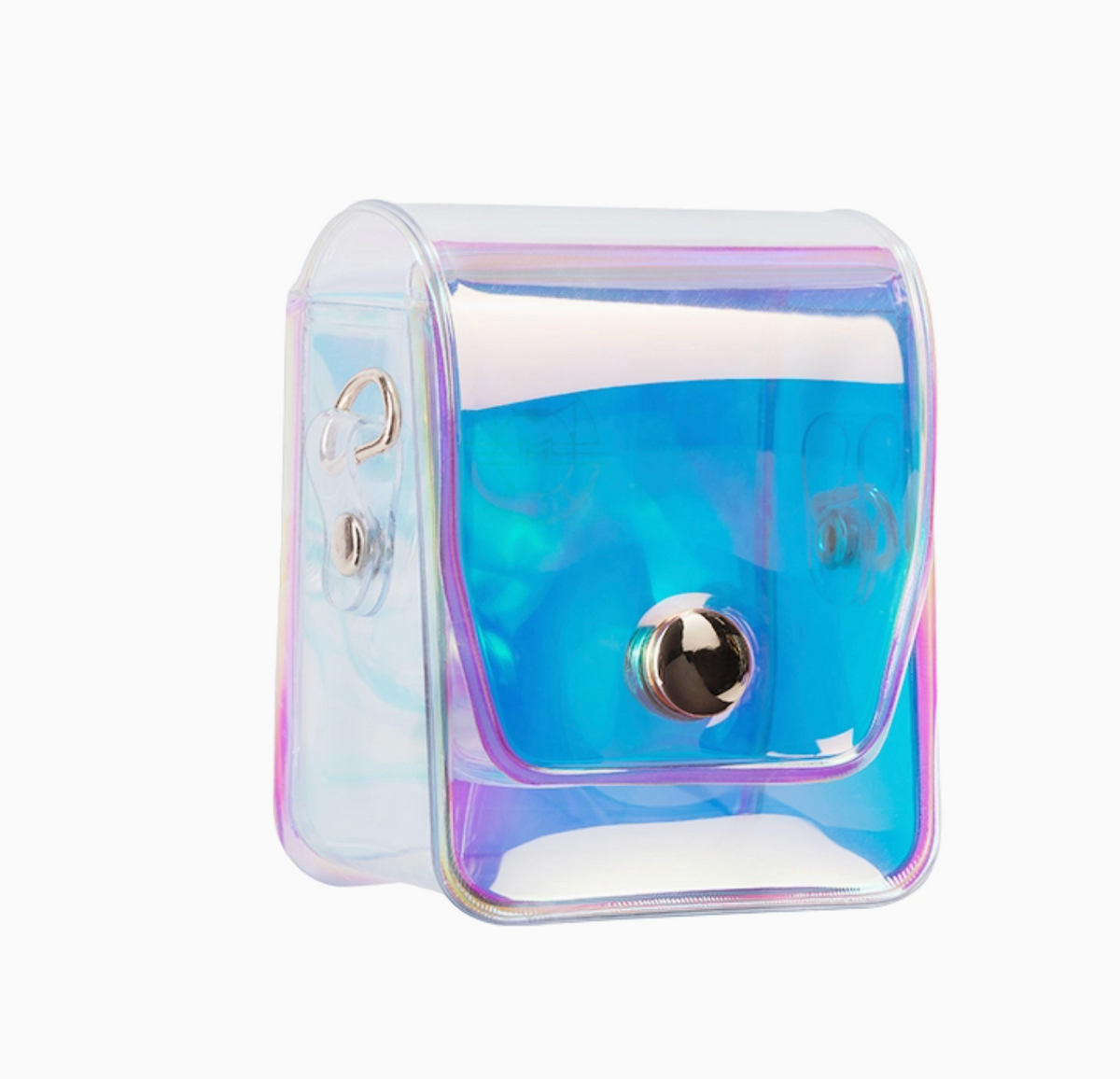Muzen Button Speaker Iridescent Carrying Pocket