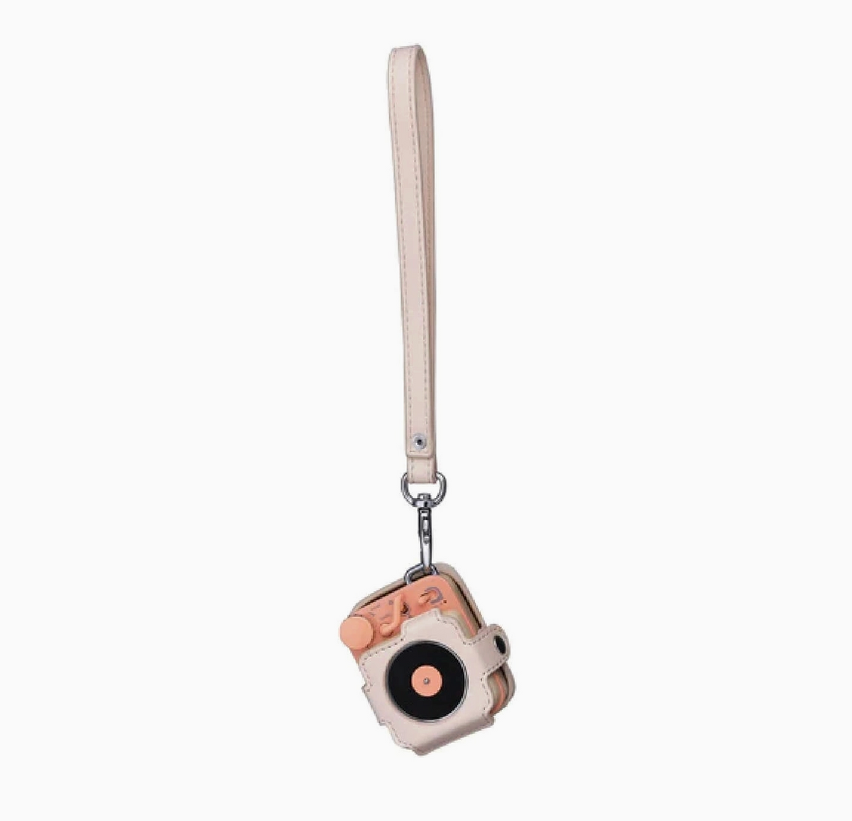 Muzen Button Speaker Iridescent Carrying Pocket- Yellow
