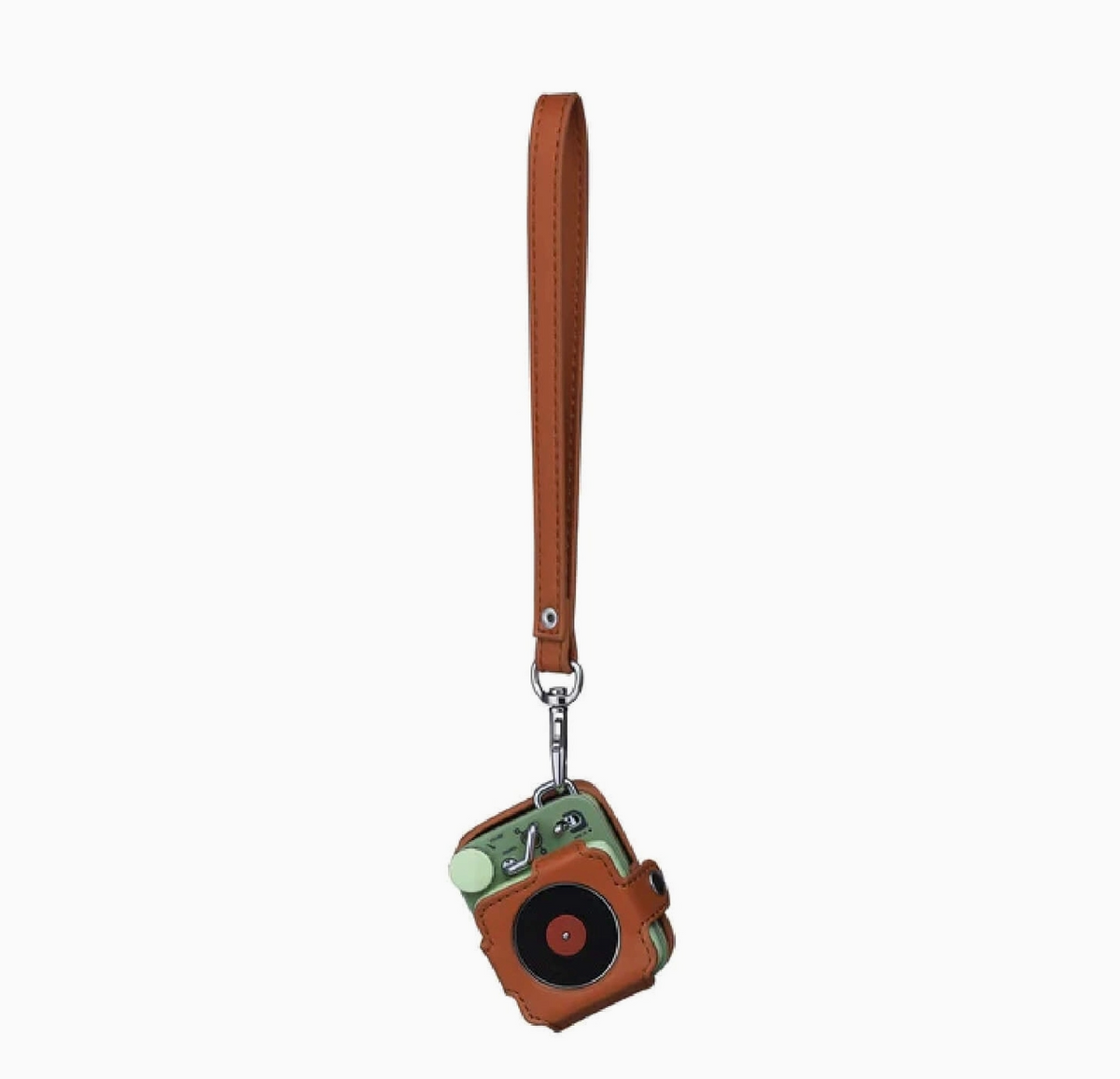 Muzen Button Speaker Iridescent Carrying Pocket- Brown