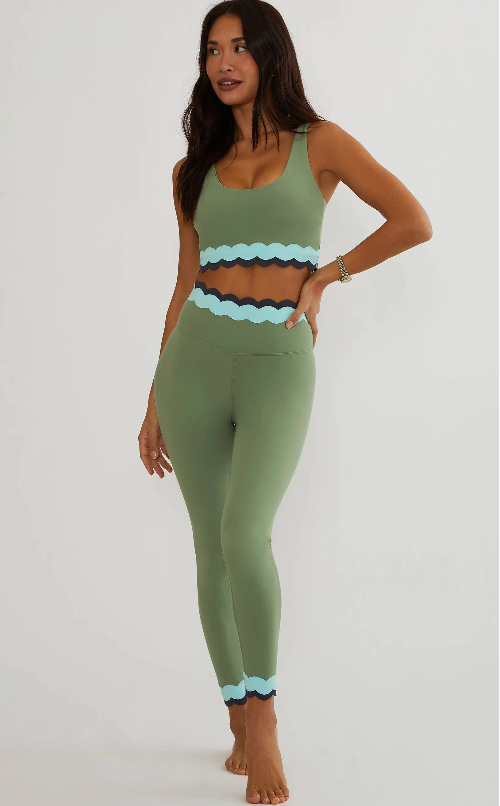 Beach Riot Stacy 7/8 Legging- Sage Mint