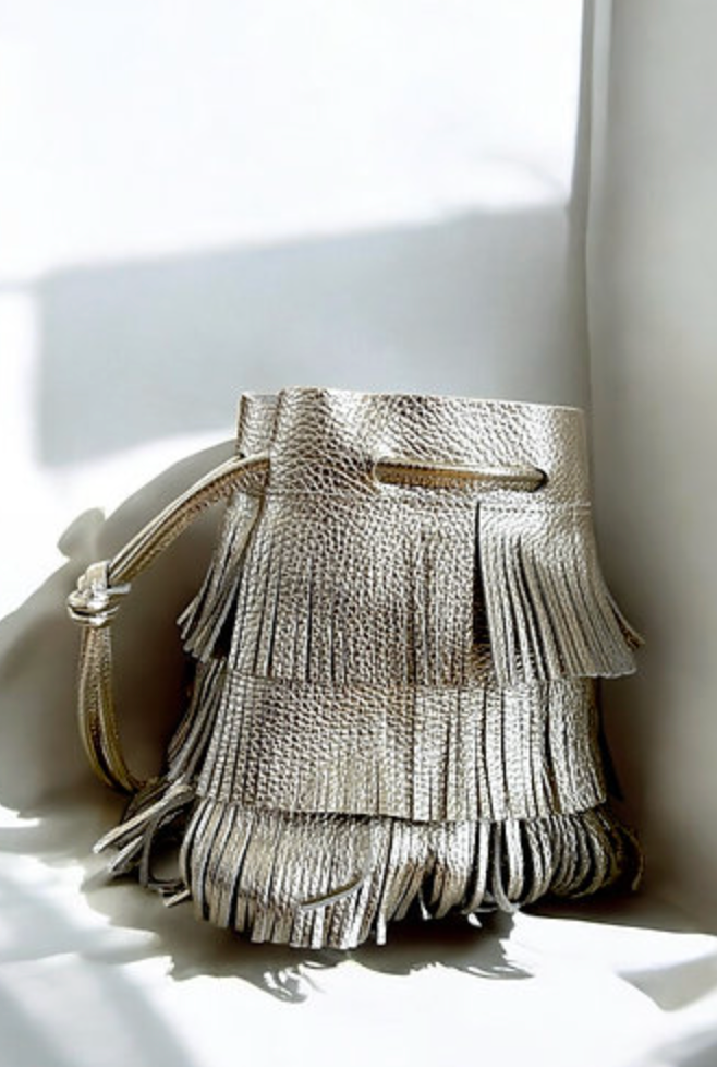 Ciel Party Pouch- Champagne Gold