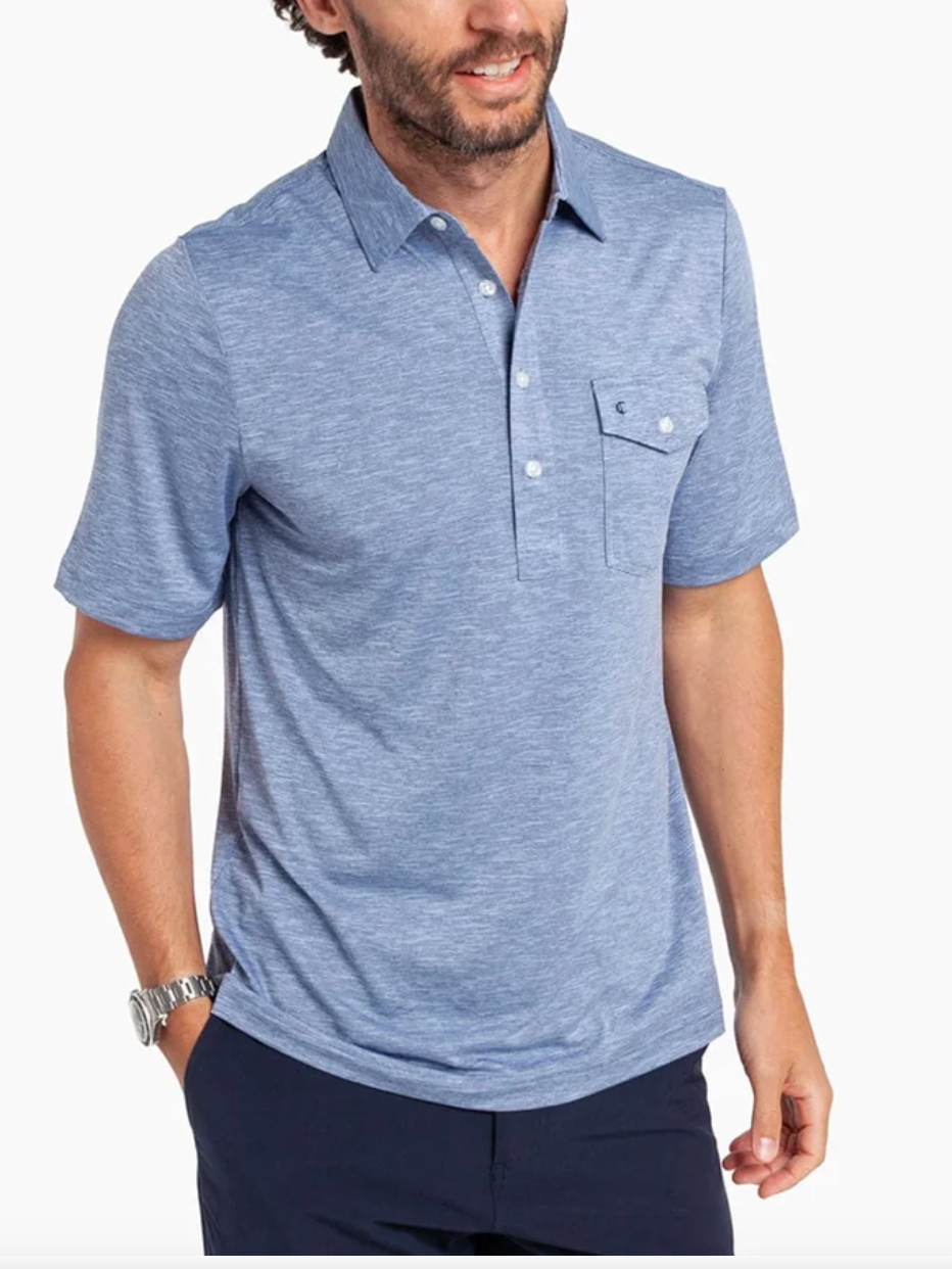 Criquet Heather Performance Sport Players Shirt- Waterford