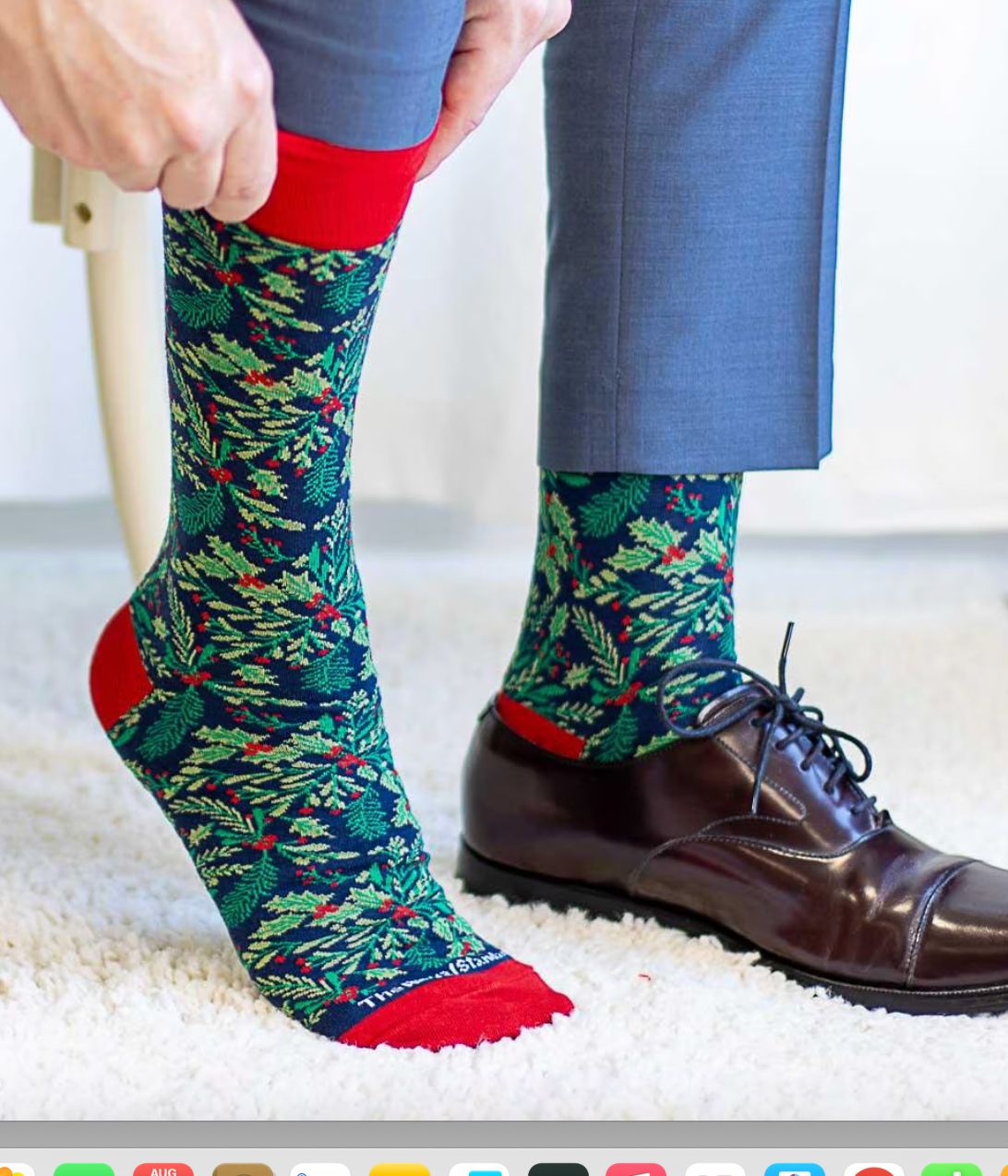 The Royal Standard Mens Holly Jolly Socks