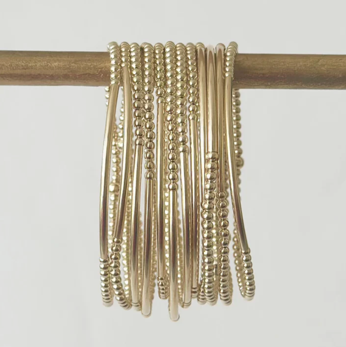 Jeny Baker Bella Bar Bracelets- Gold Bar