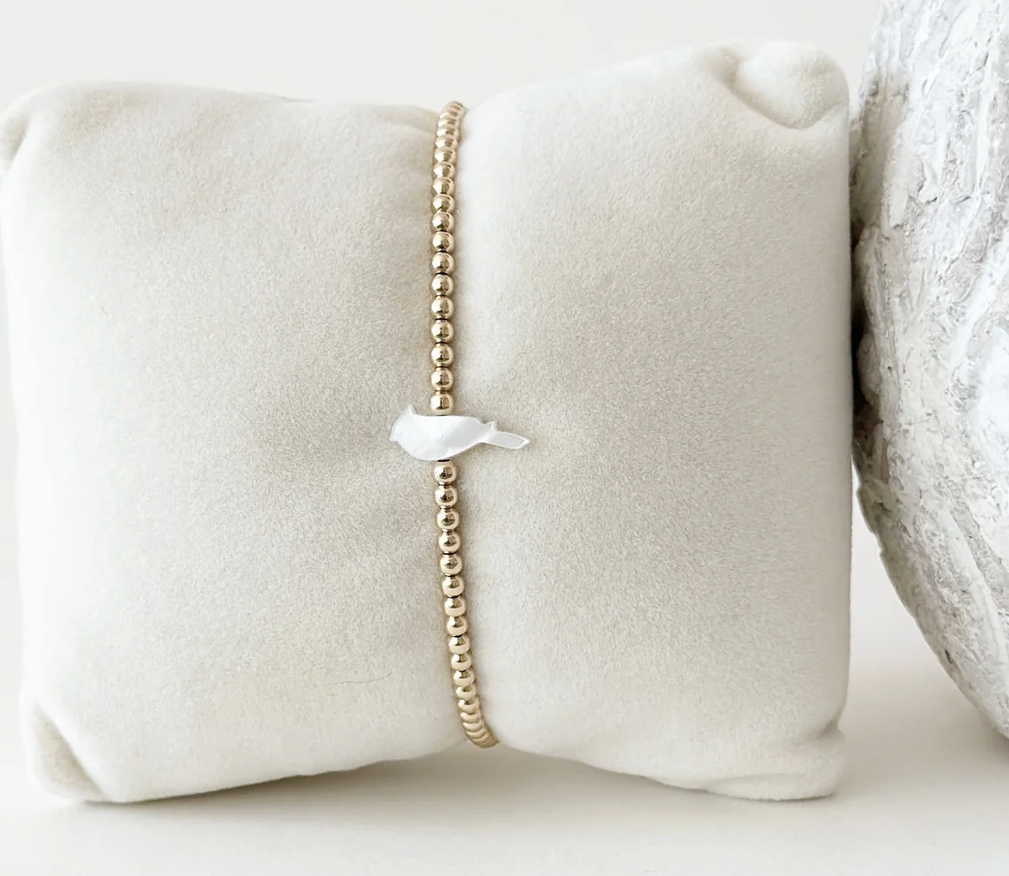 Jeny Baker Mascot Bracelet- Cardinal