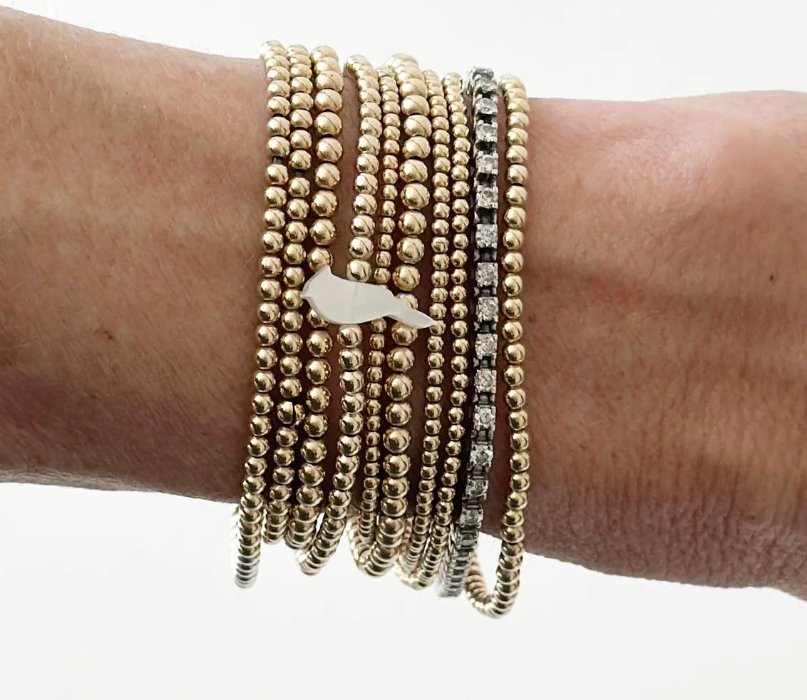 Jeny Baker Mascot Bracelet- Cardinal