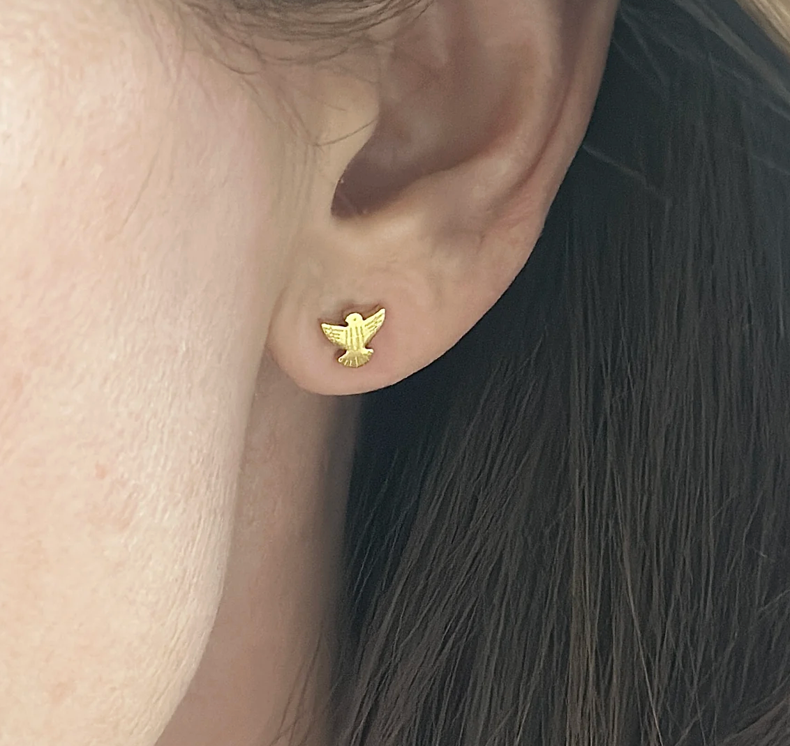 Jeny Baker Mini Mascot Studs- Eagle