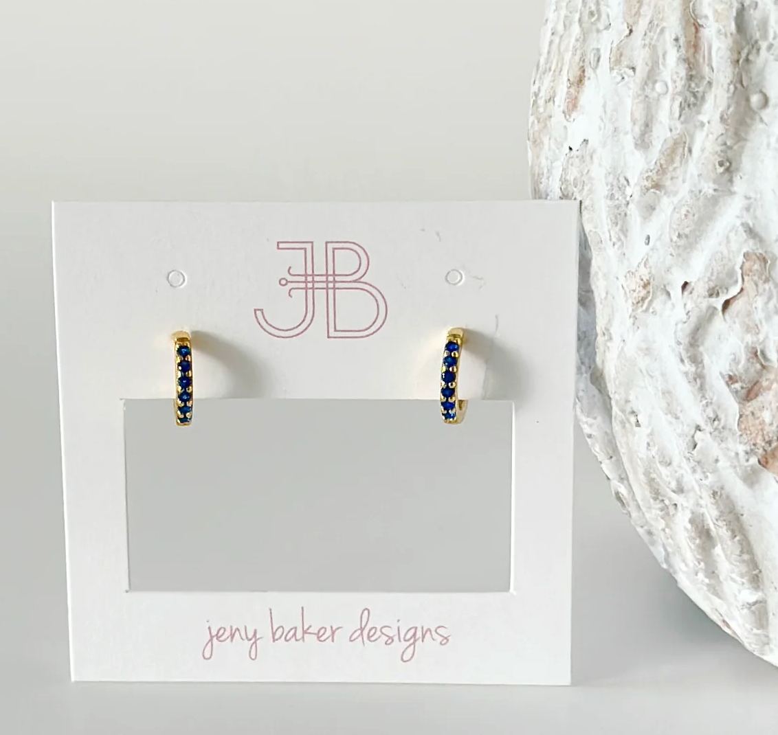 Jeny Baker Mini Navy Huggie