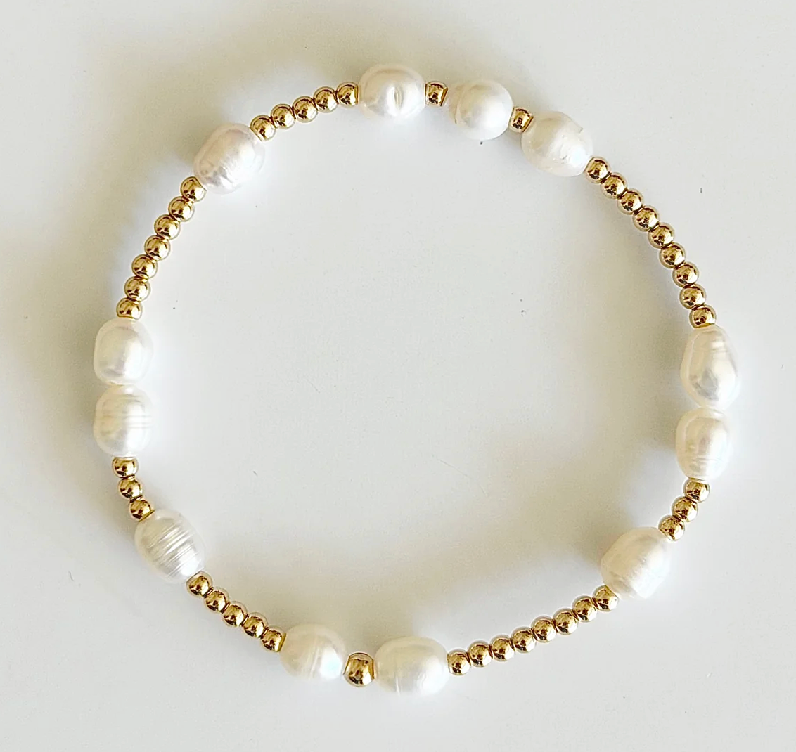 Jeny Baker Paisley Pearl Bracelet